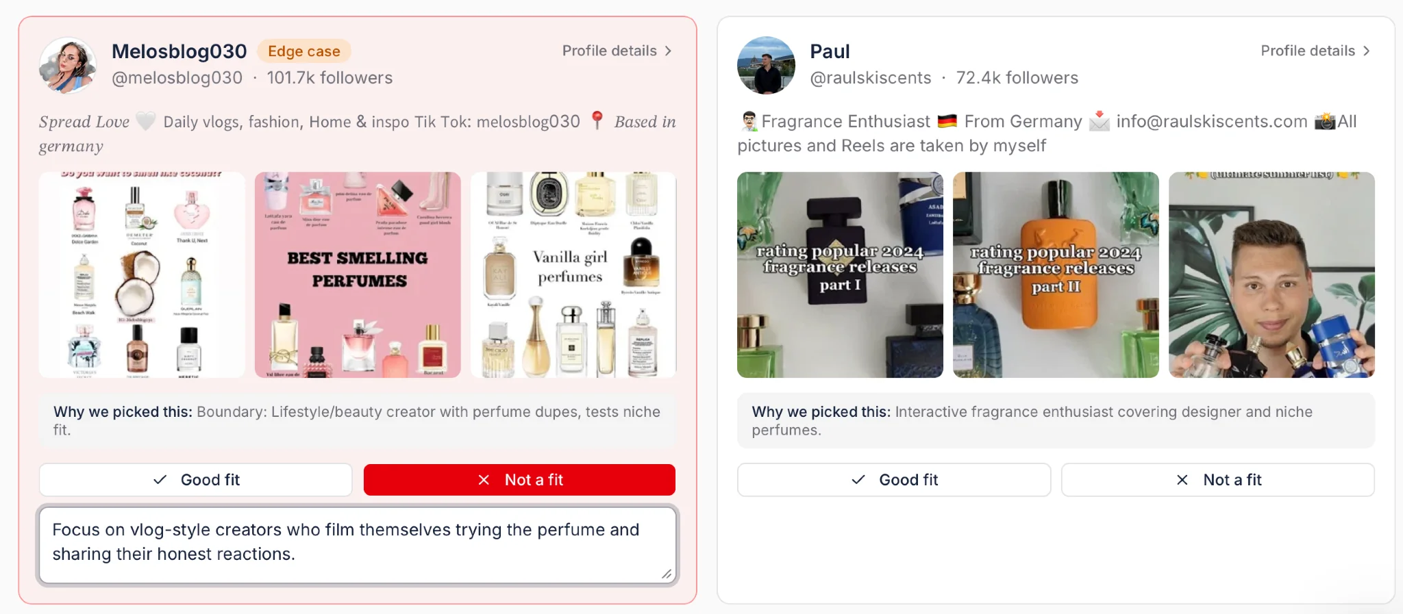 Influencer Hero Deep Research Creator Feedback
