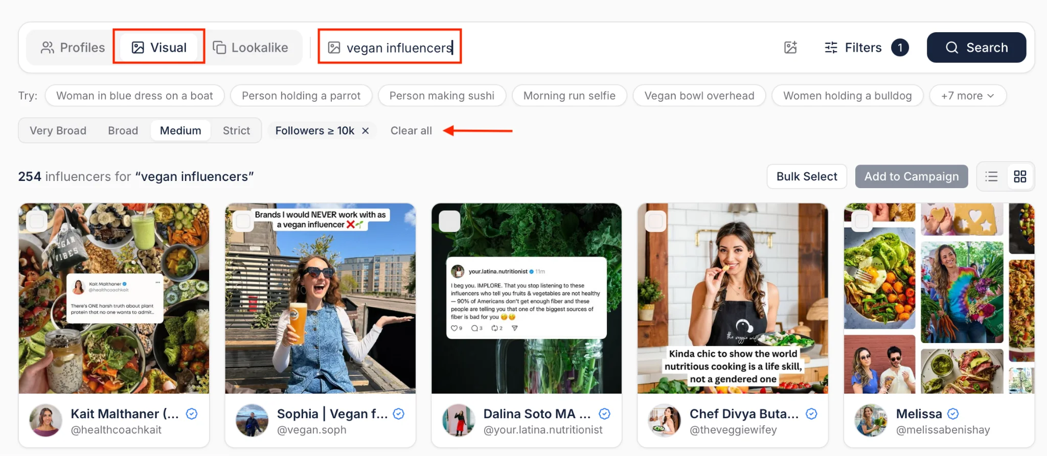 Visual Search Feature Influencer Hero