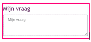 Visual of a textarea, recogniseable by a bigger input box and the expand icon in the bottom-right corner