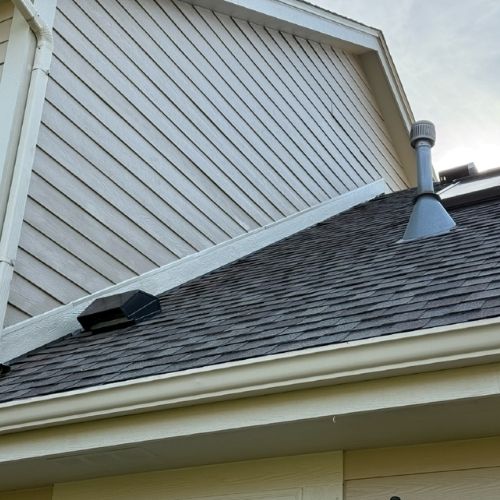 Completed roofing and siding project by Northrup's Roofing & Restoration in Milwaukee, Wisconsin.