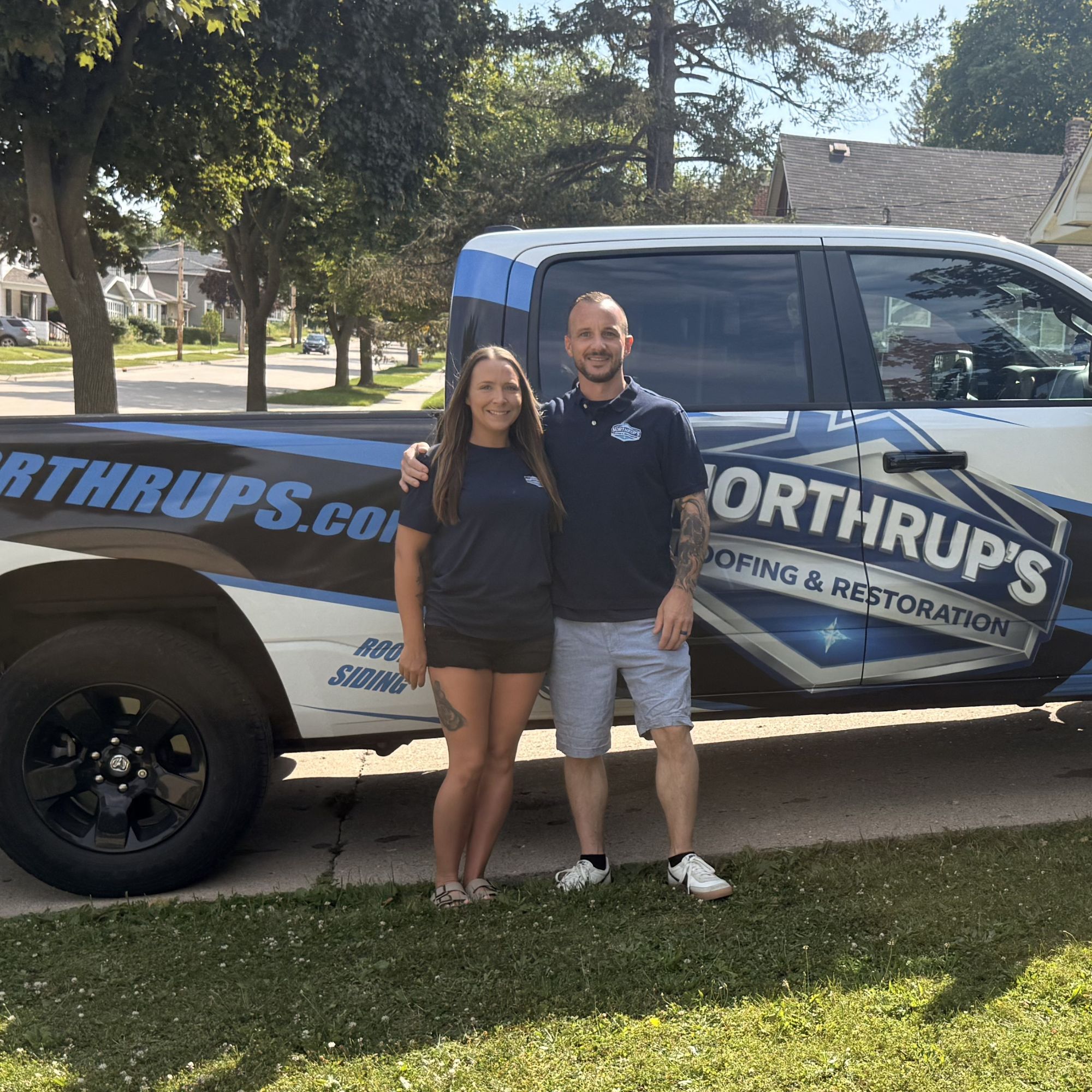 Kyle Northrup, owner of Northrup's Roofing & Restoration, a family-owned roofing company in Milwaukee, Wisconsin.