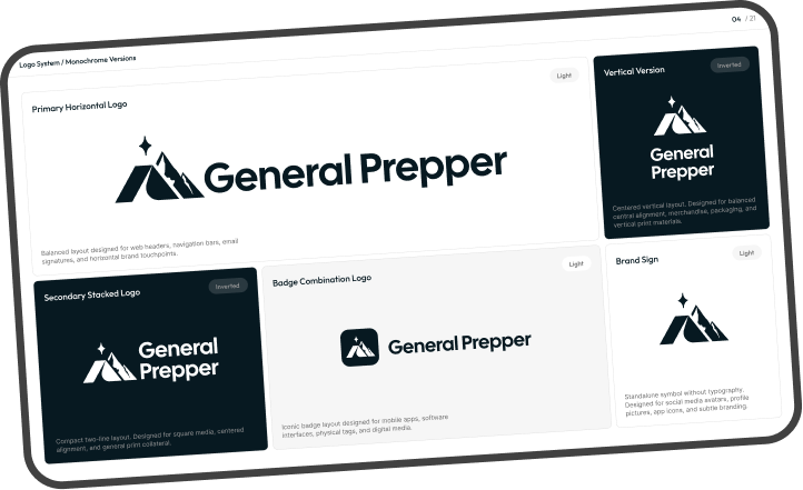 Logobook: logo system