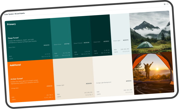 Logobook: color palette