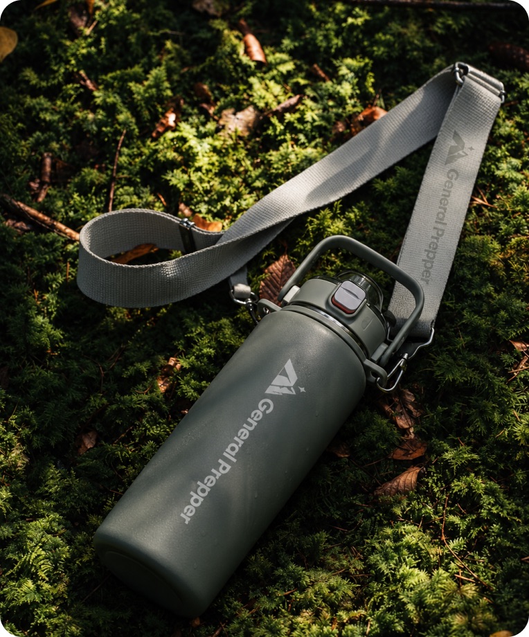 General Prepper branded bottle