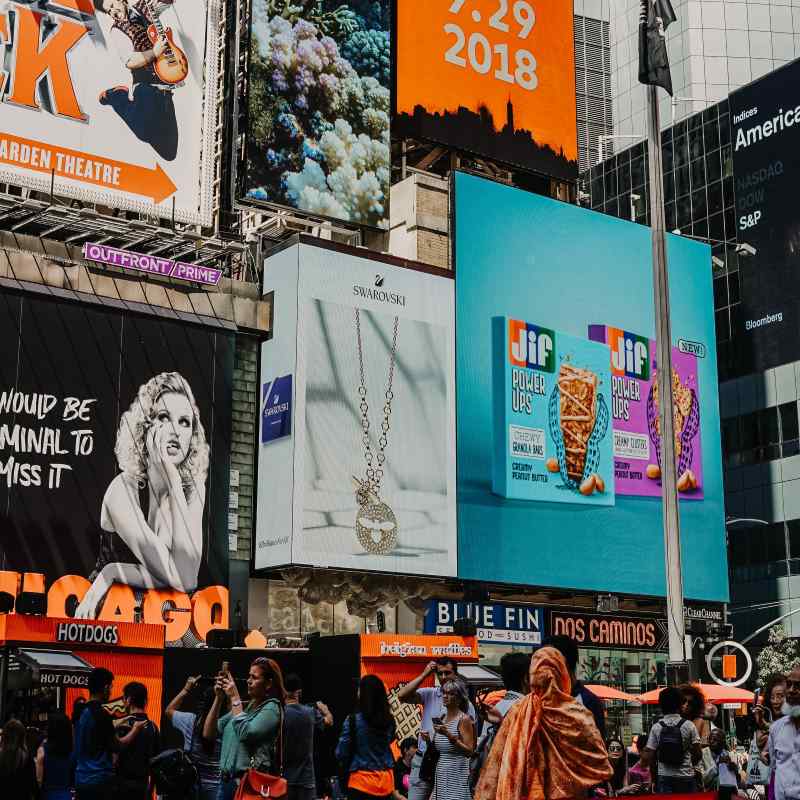 Newyork times with advertisments