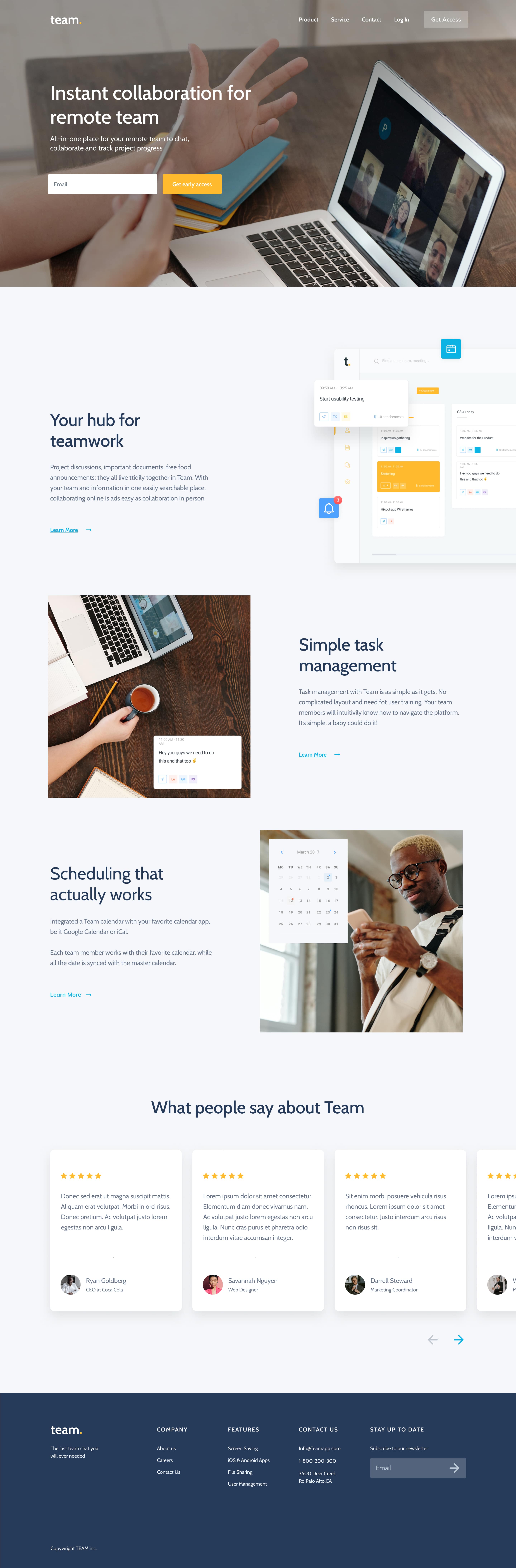 A screenshot of web page