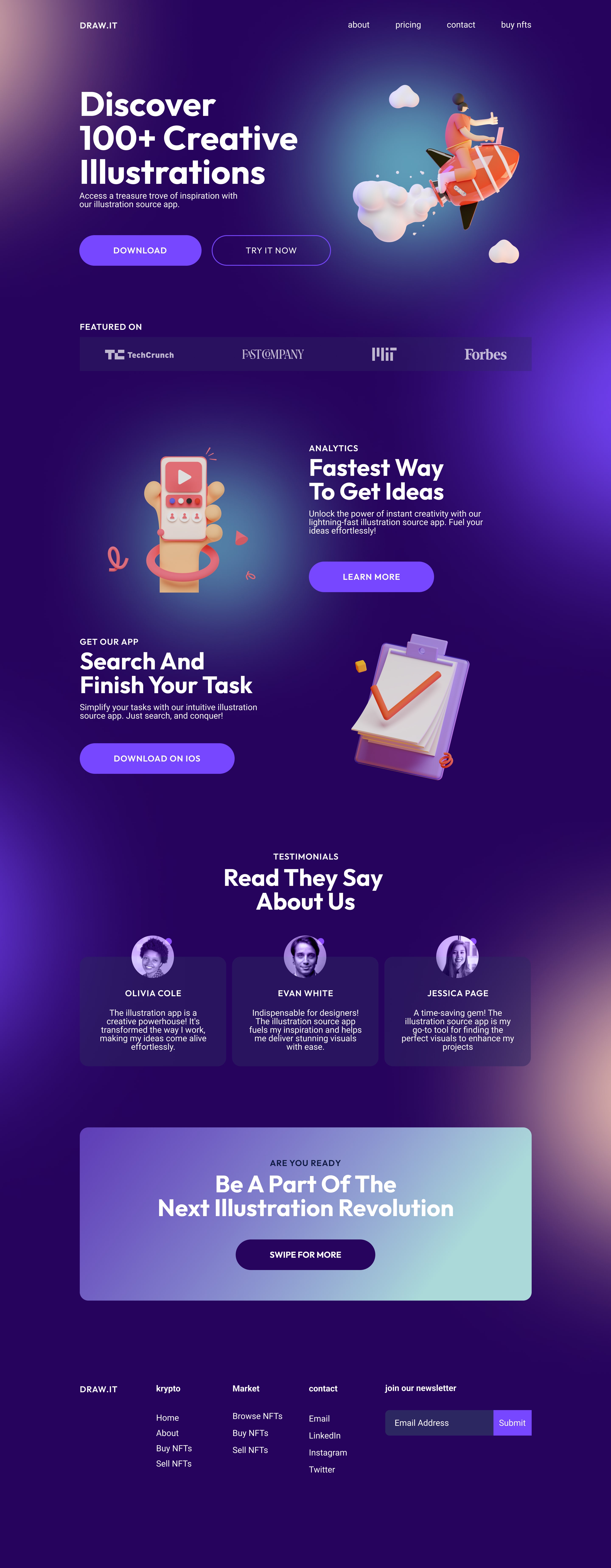 A screenshot of web page