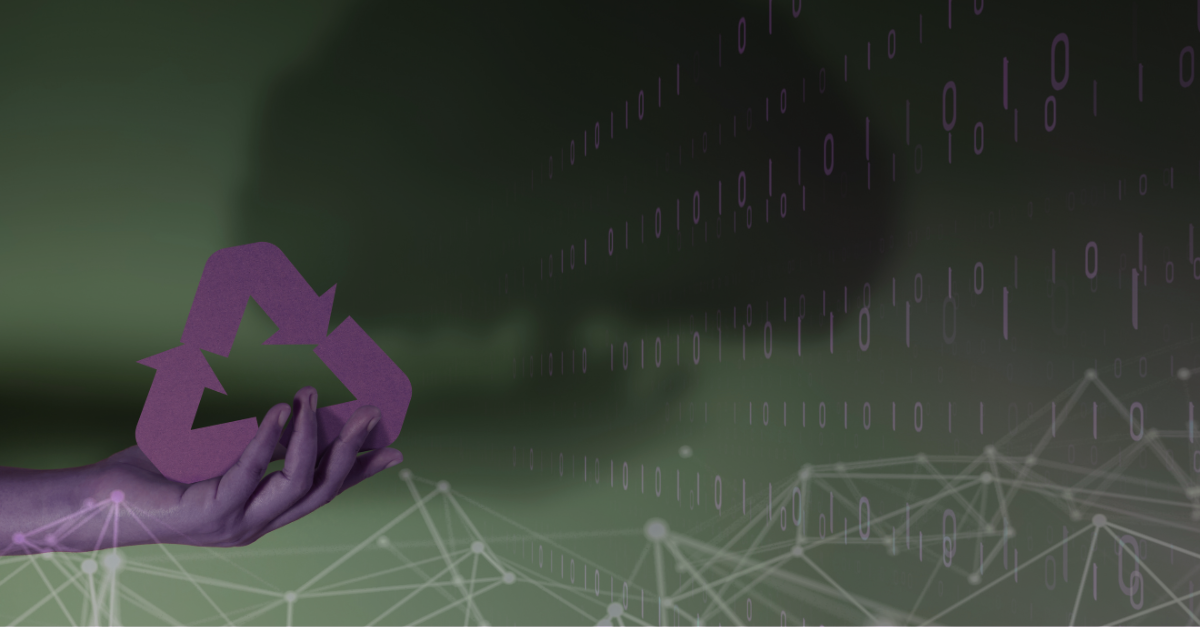 Illustrative image of the environmental focus in ESG, meeting threats posed by AI Adoption