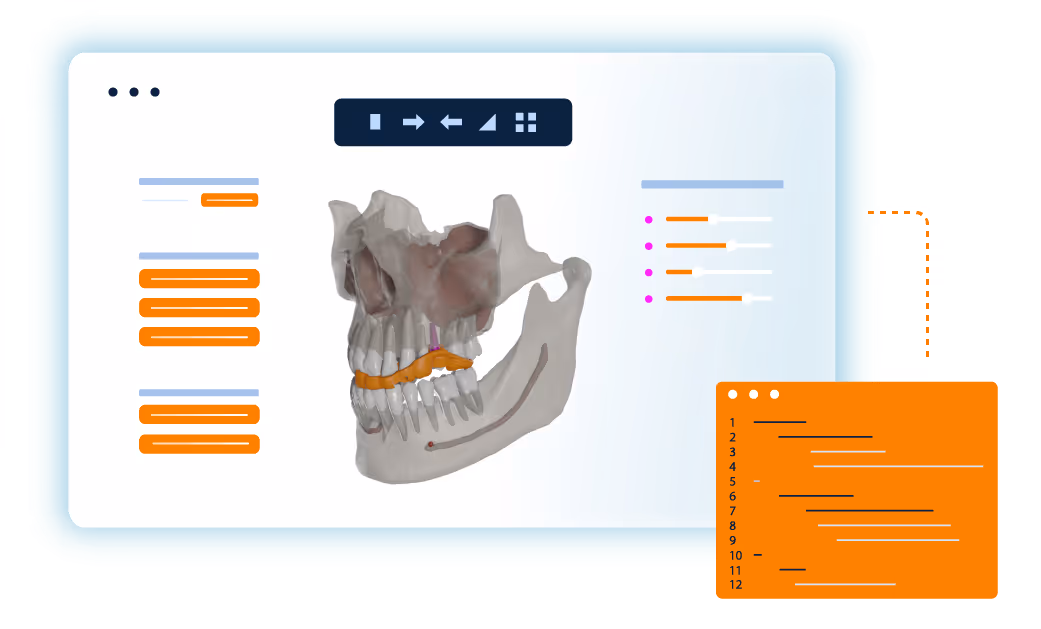 A fully integrated suite of AI automation for implant treatment software