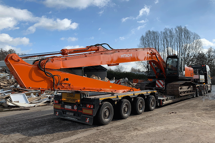 Hitachi Longboom Europe Export