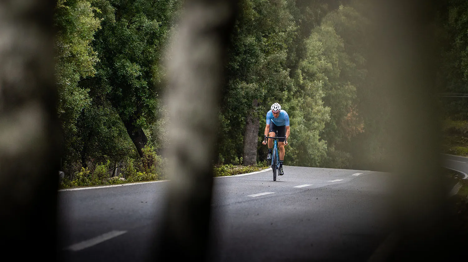 cyclist on the road