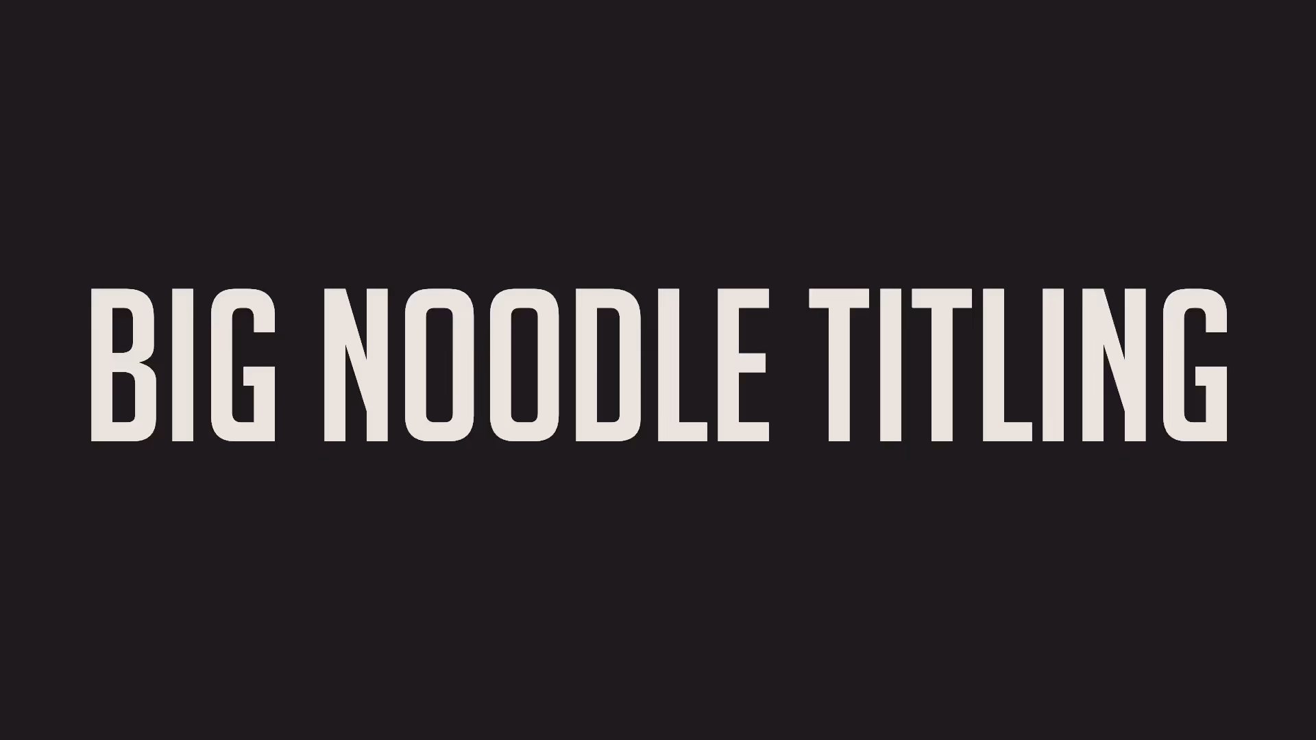 the big noodle titling font