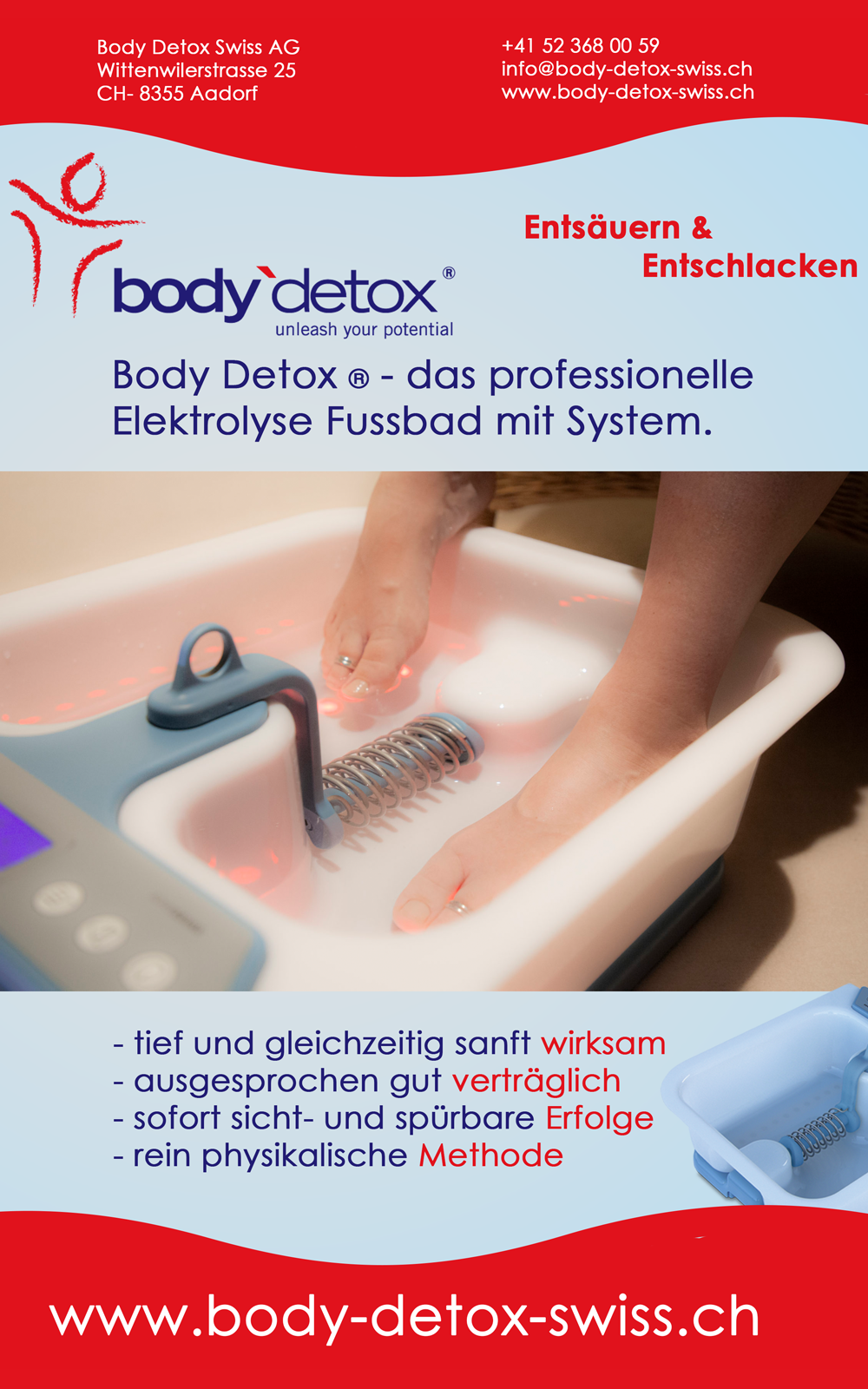 Original-Titelbild der Body Detox Broschüre