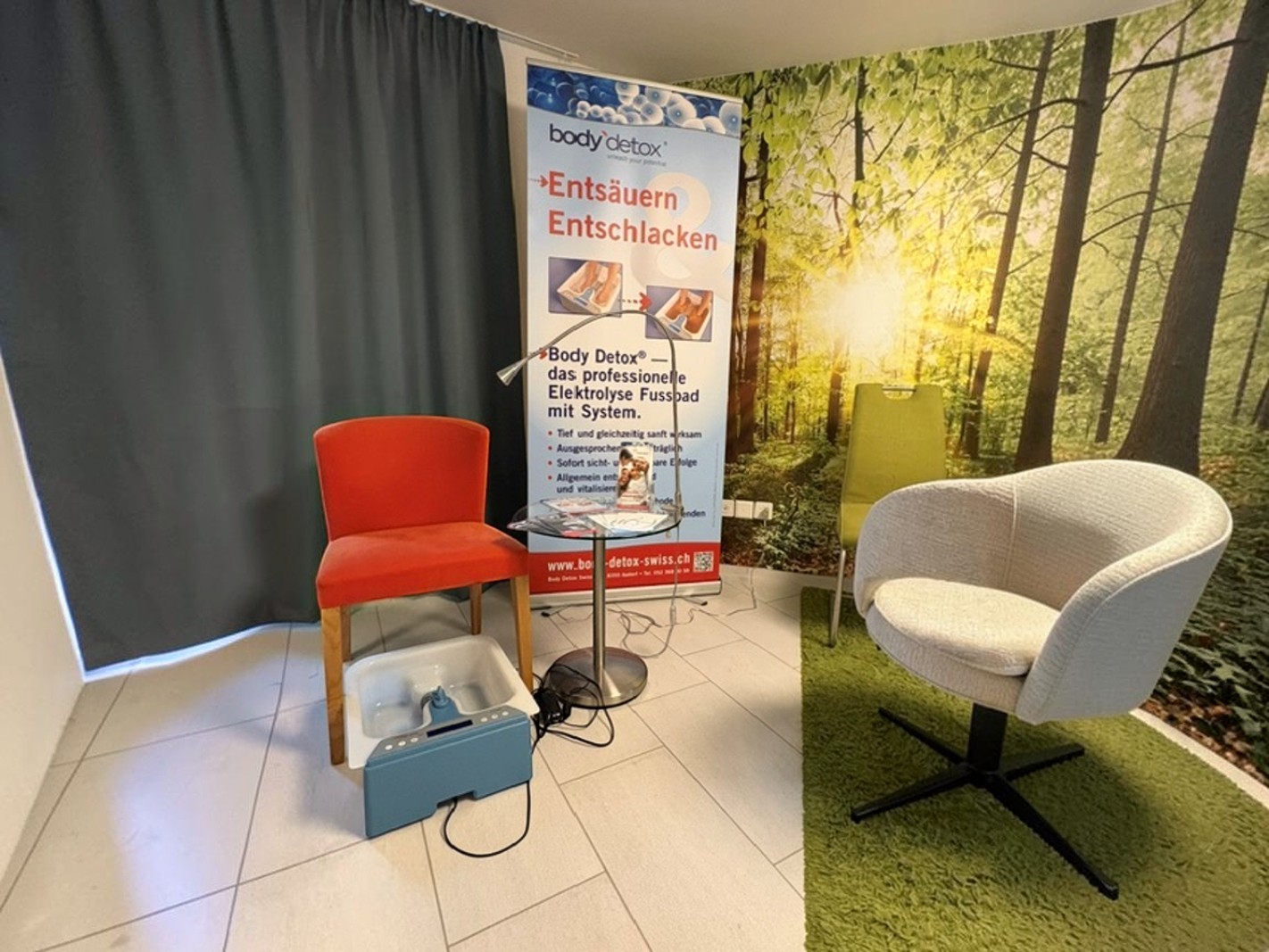 Body Detox® Fussbad in der Praxis megasana