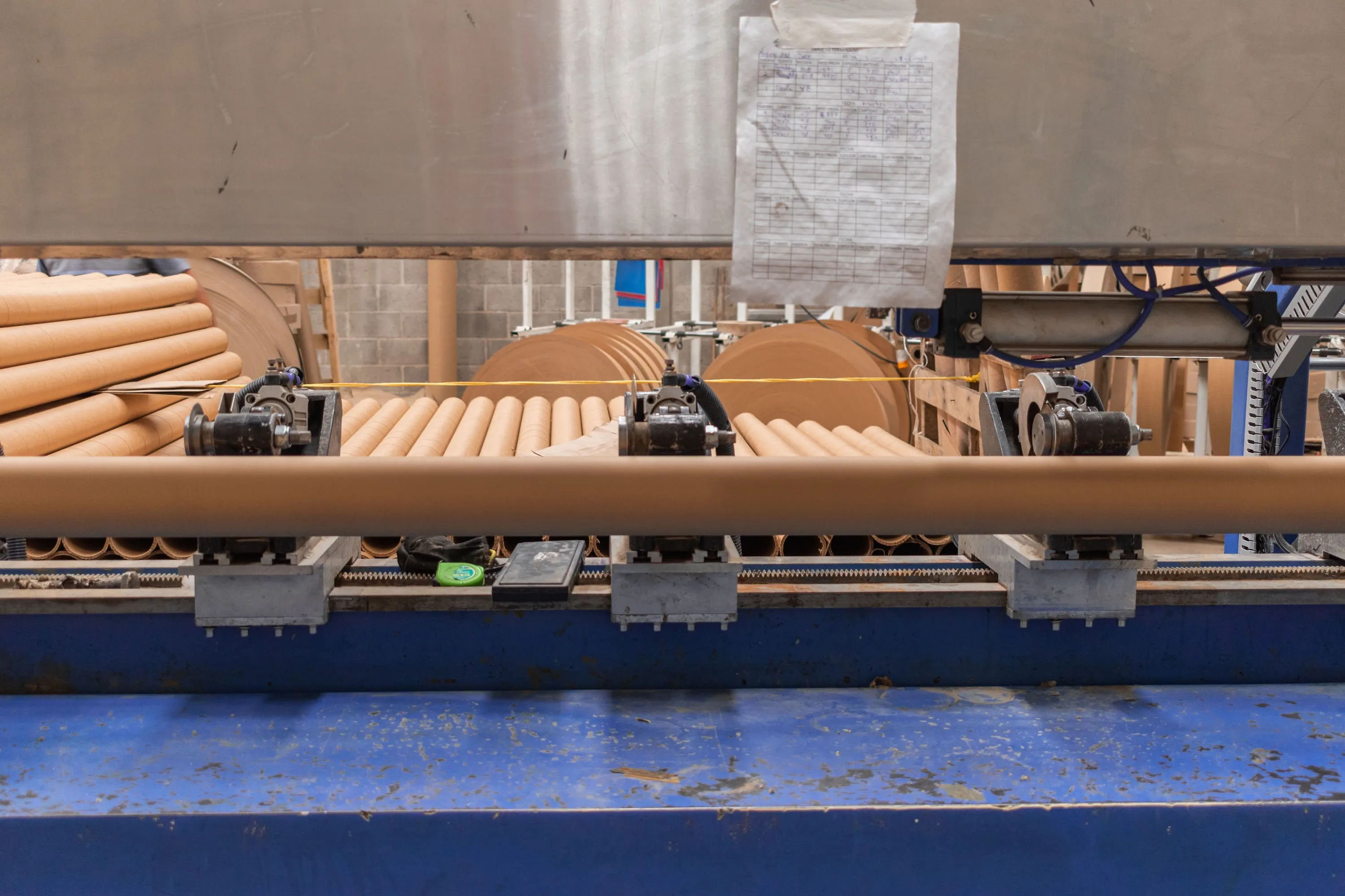 maquina de tubo de cartón