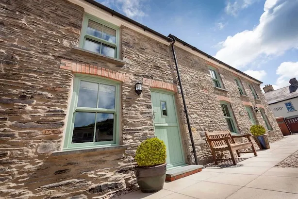 Edwardian-style uPVC sash window with slim midrail