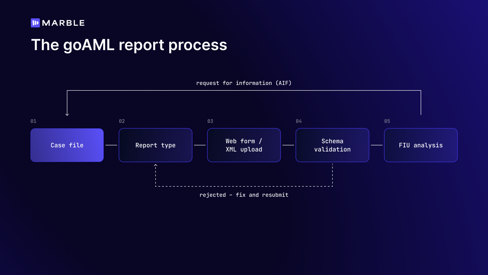 goAML report process