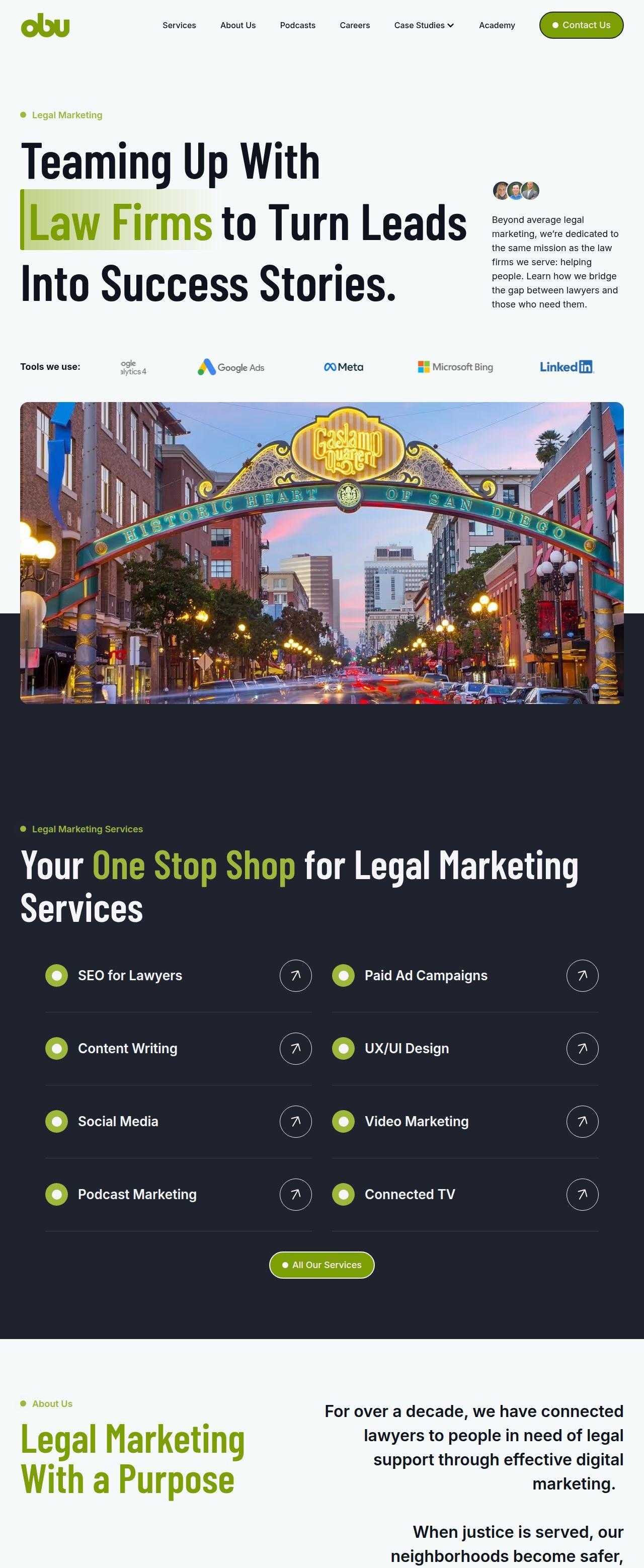 A screenshot of web page
