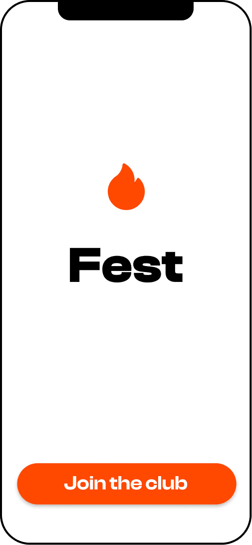 App Mockup Welcome Screen