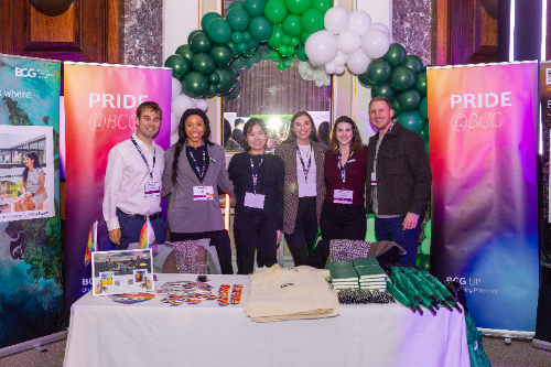 The BCG stand at the EUROUT 2025 careers fair