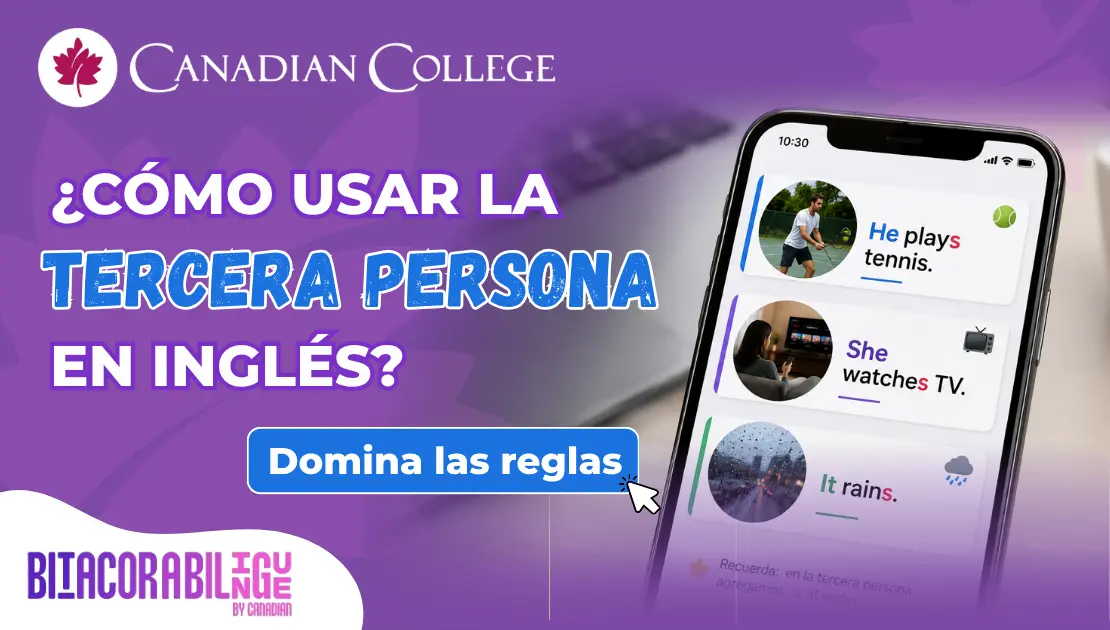 reglas de la tercera persona en ingles verbos en presente simple conjugacion