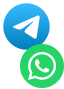 Telegram or Whatsapp tips