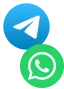 Telegram or Whatsapp tips