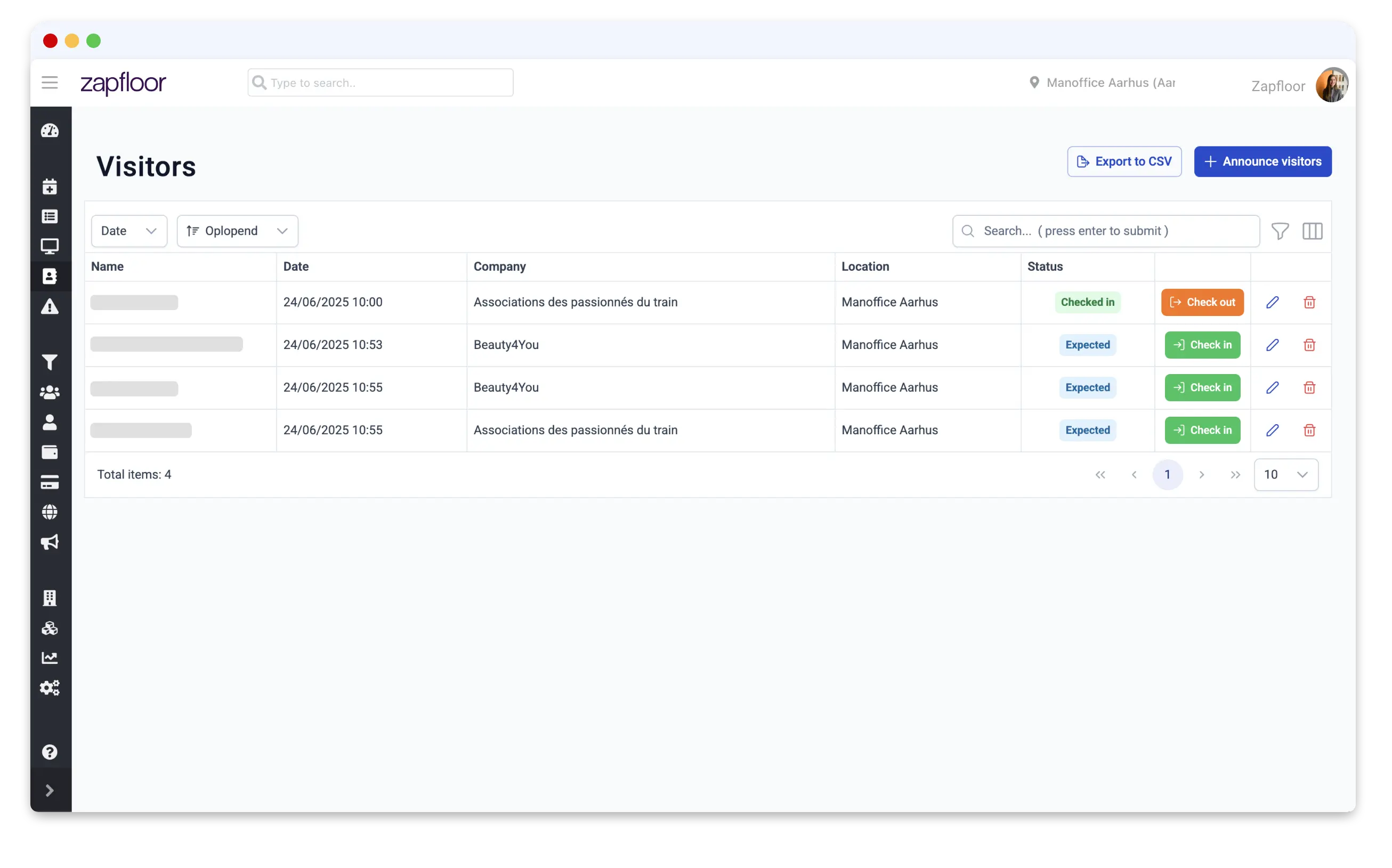 visitor management system