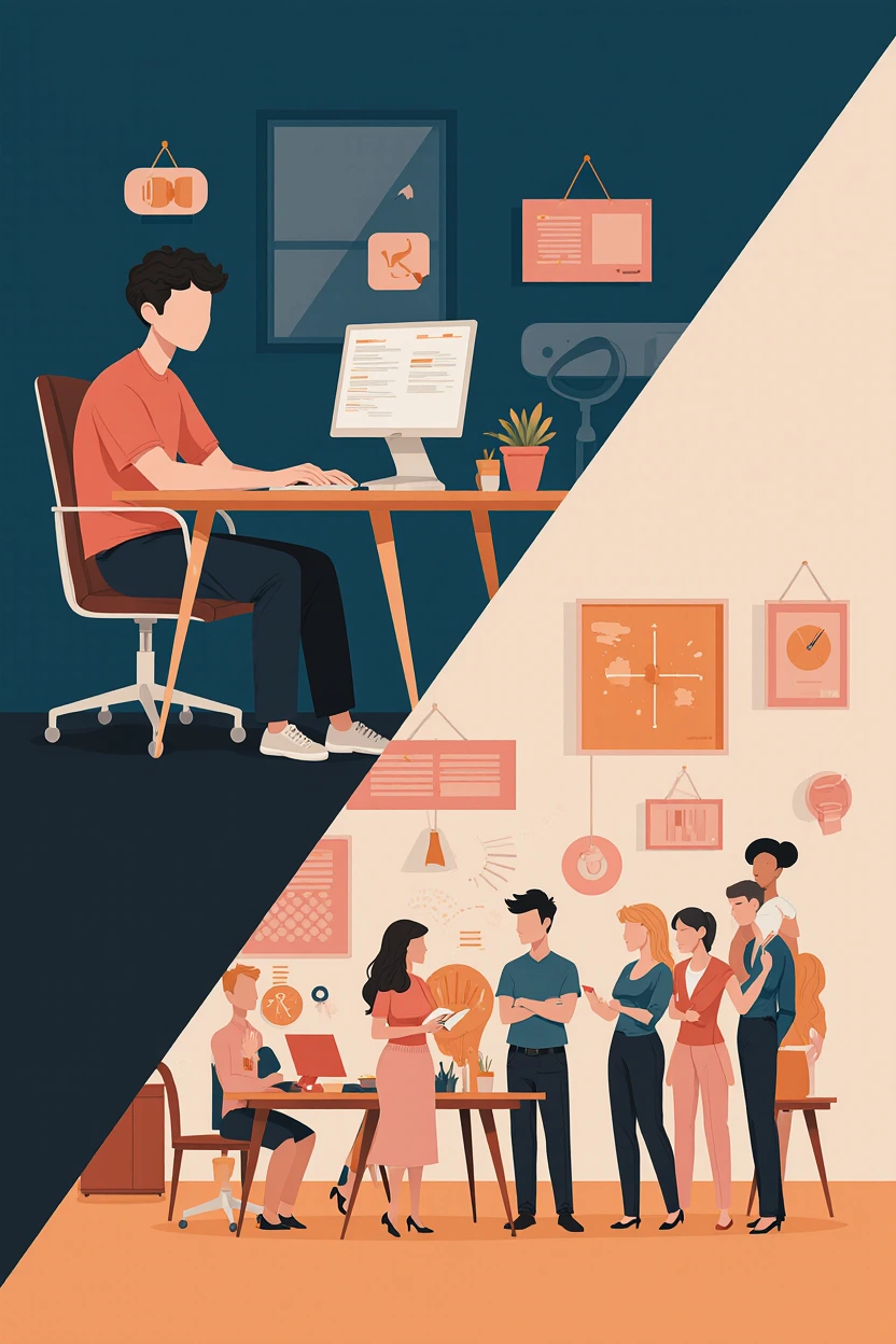 hybrid working