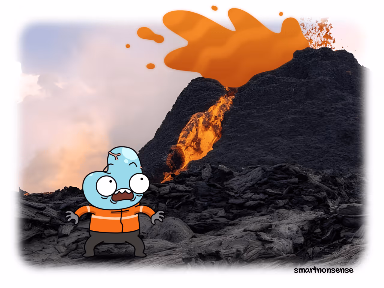 Derd scard of lava