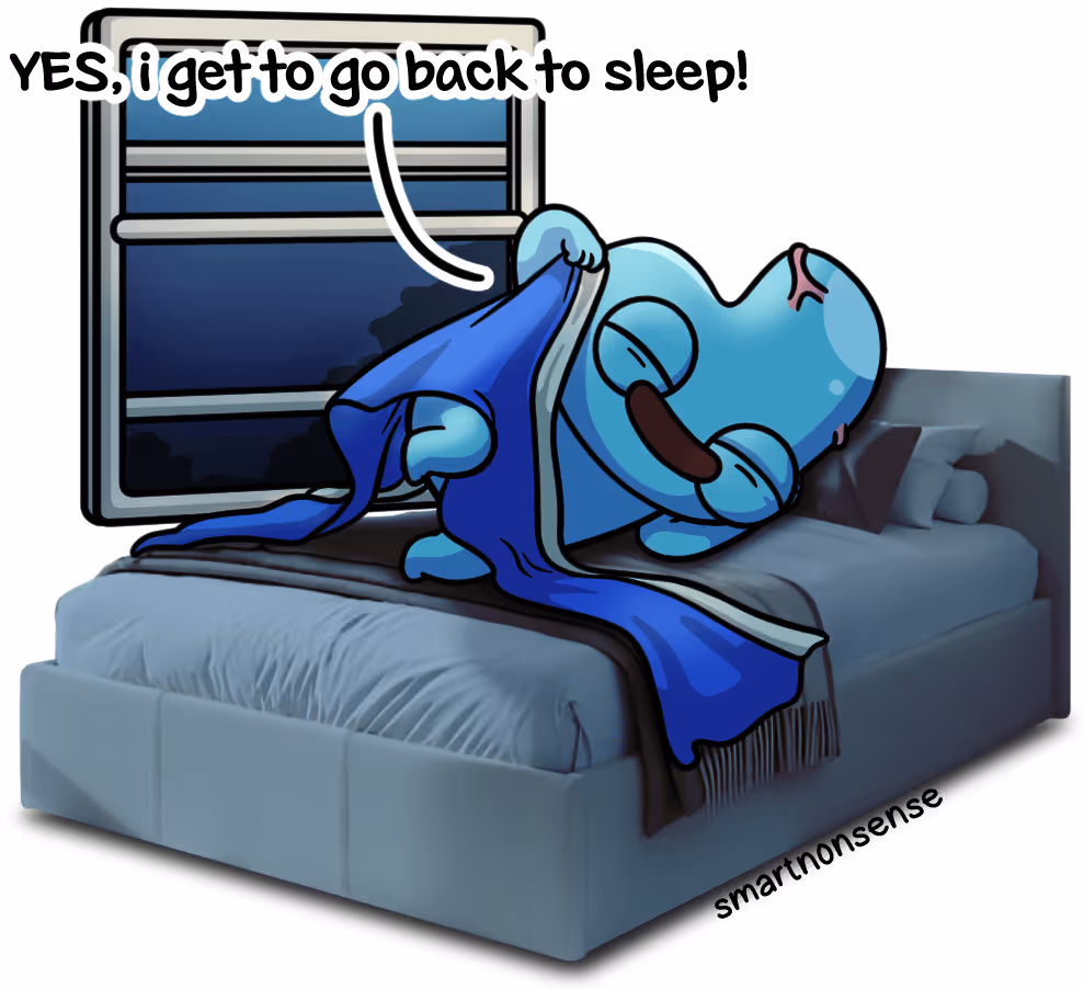 Derd going back to sleep