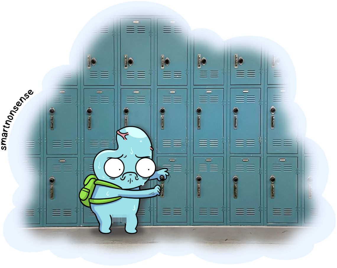 Derd reaming about forgetting locker combination
