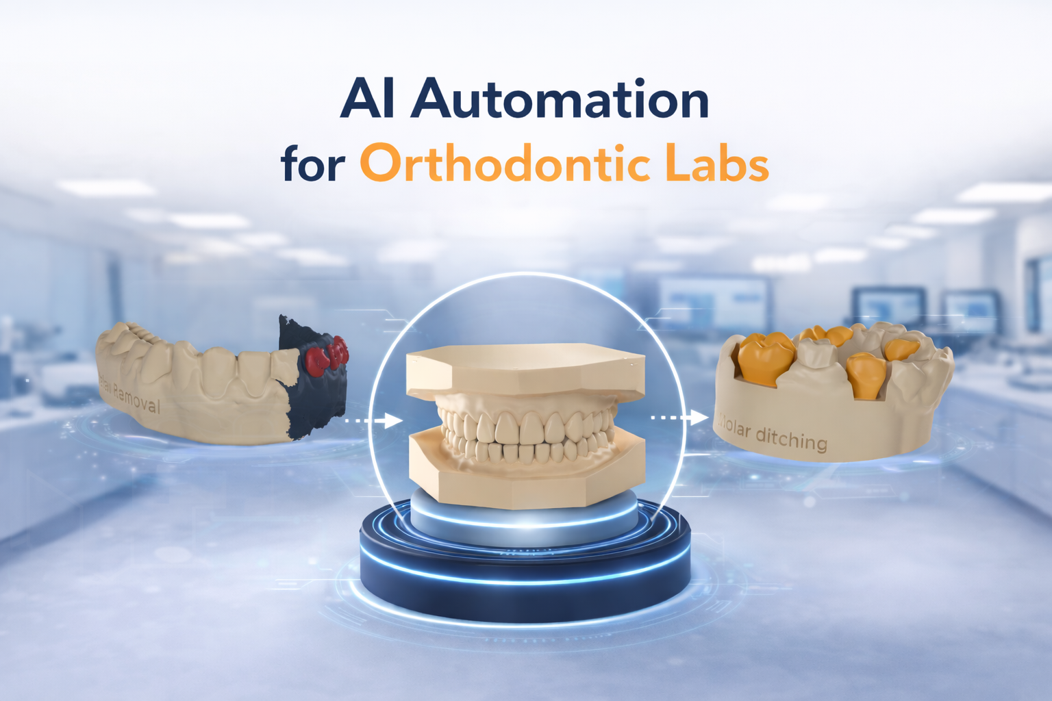 AI automation for ortho labs
