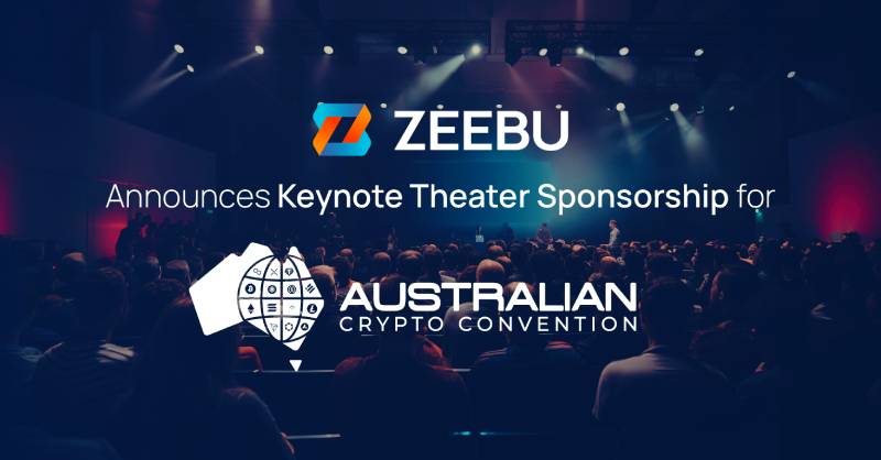 Zeebu Set to Take Stage as Sponsor for Australian Crypto Convention