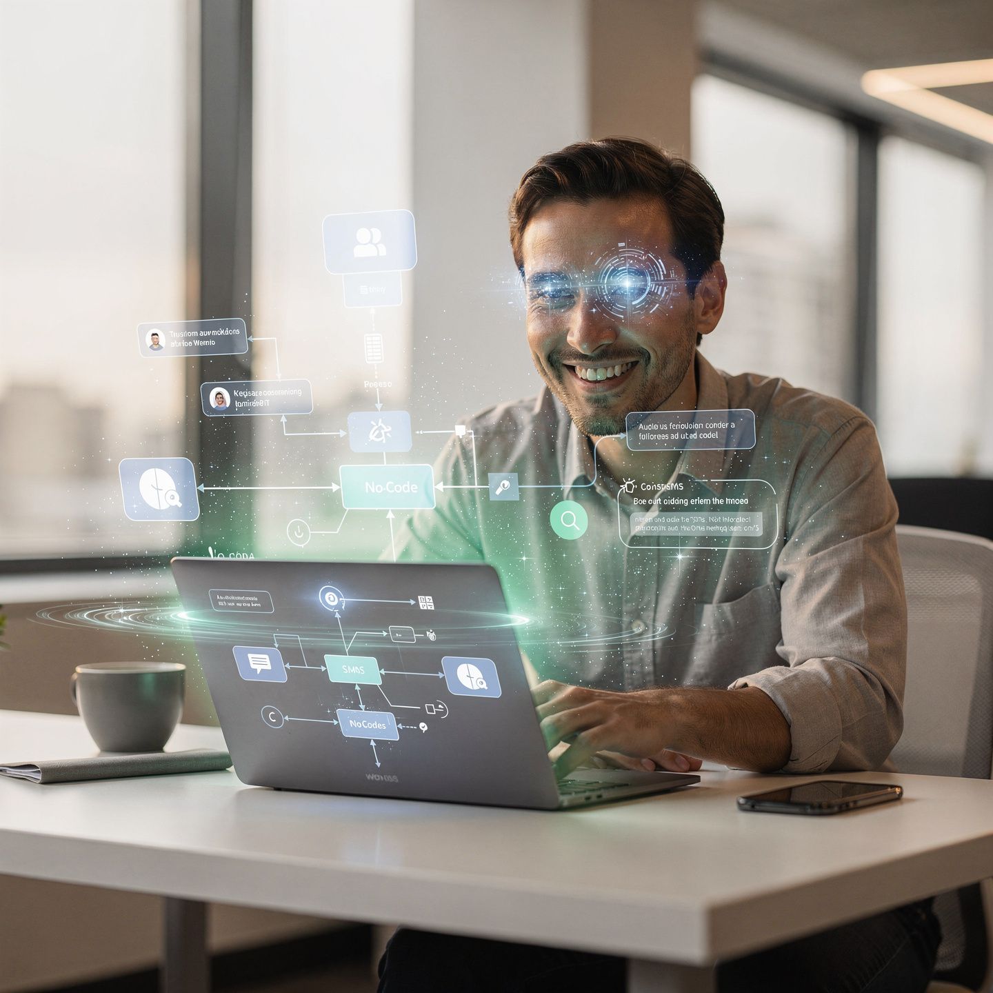 Make + SMS: la receta para enviar mensajes sin tocar nada
