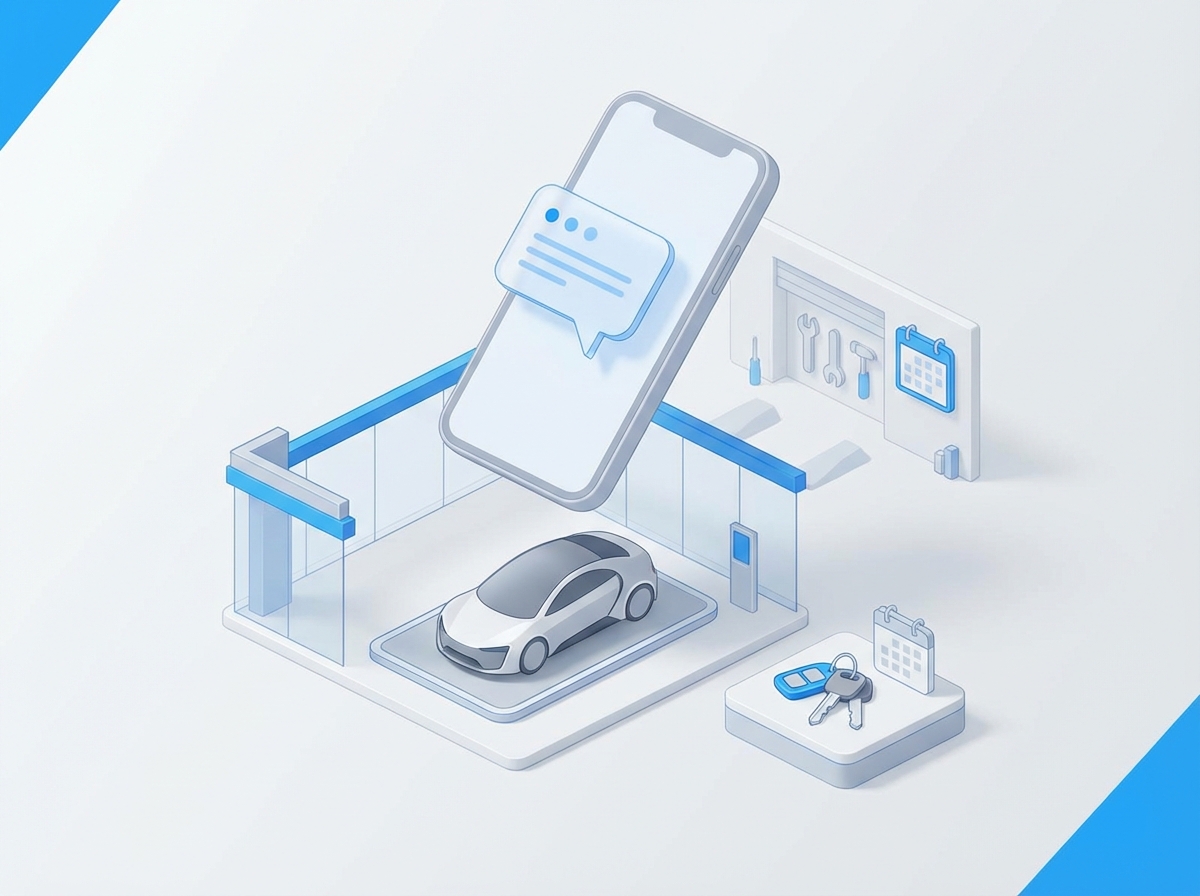 Vende más autos y retén clientes con SMS automáticos. Envía promociones, recordatorios de servicio y ofertas de temporada desde $0.25/msg.