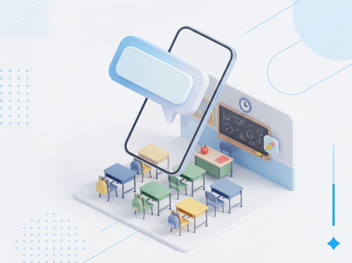 Mantén informados a los padres de familia con SMS automáticos. Envía avisos, juntas, calificaciones y emergencias al instante.