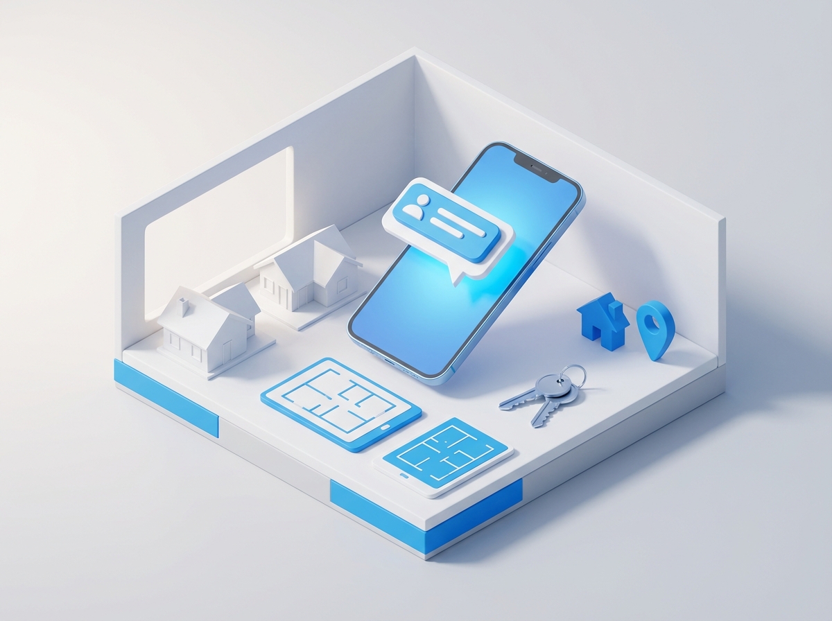 Agenda más visitas a propiedades con SMS automáticos. Envía listados nuevos, confirmaciones de cita y seguimiento a prospectos.