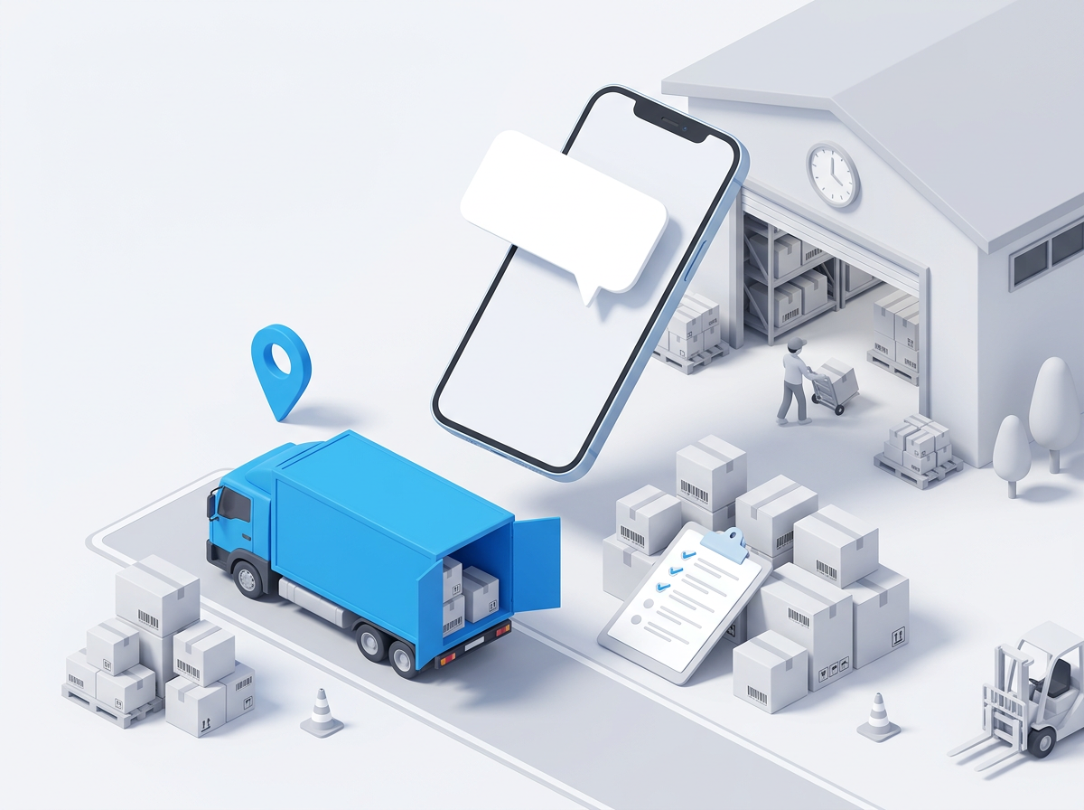 Notifica entregas, envía tracking y coordina rutas por SMS. Reduce entregas fallidas con confirmaciones automáticas. Integra por API. Desde $0.25.