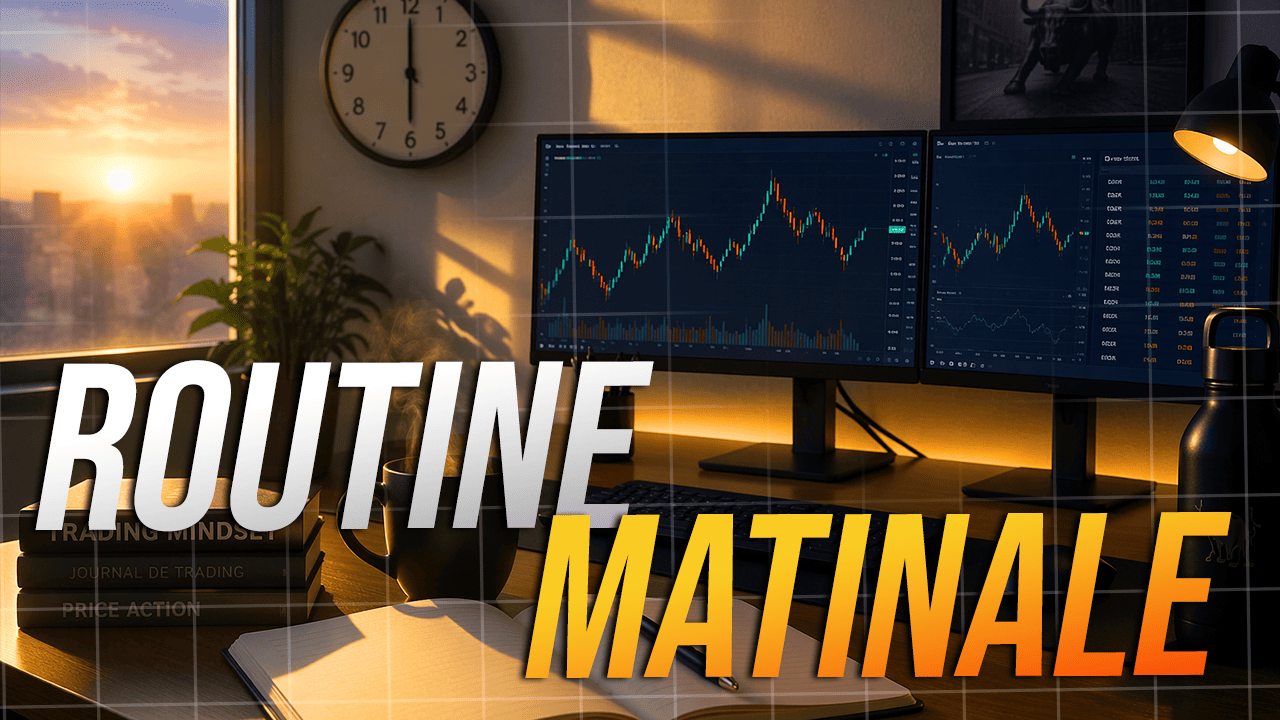 la routine matinale du trader