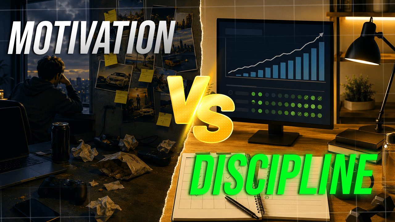 motivation versus discpline