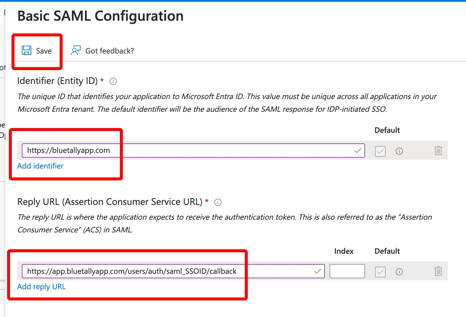 SSO with Azure Active Directory | BlueTally