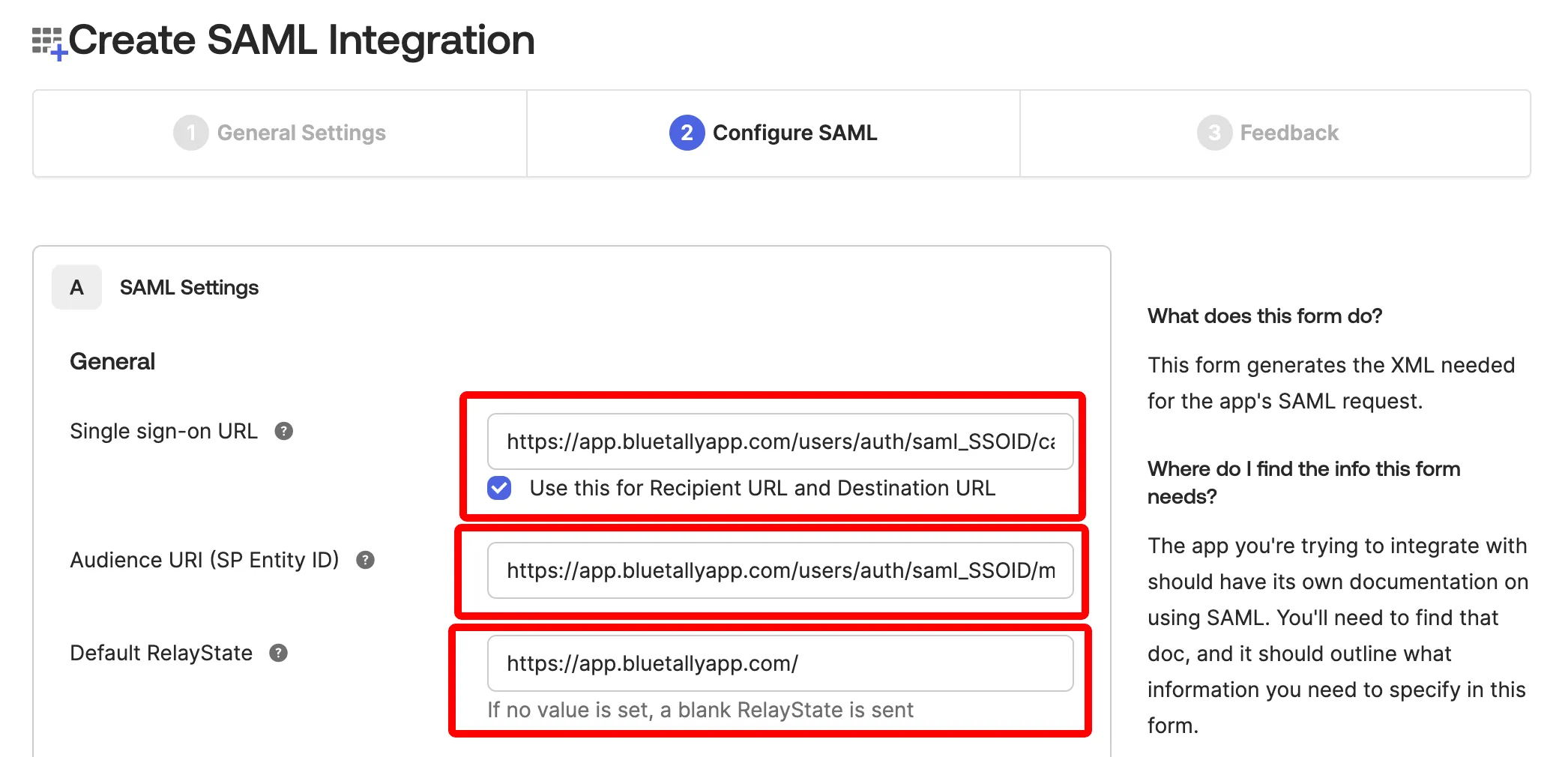 SSO with Okta integration | BlueTally