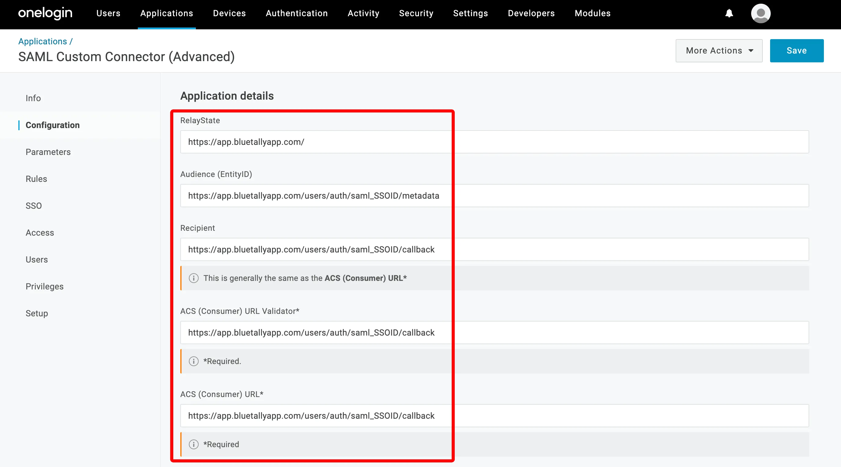 SSO with OneLogin Integration | BlueTally