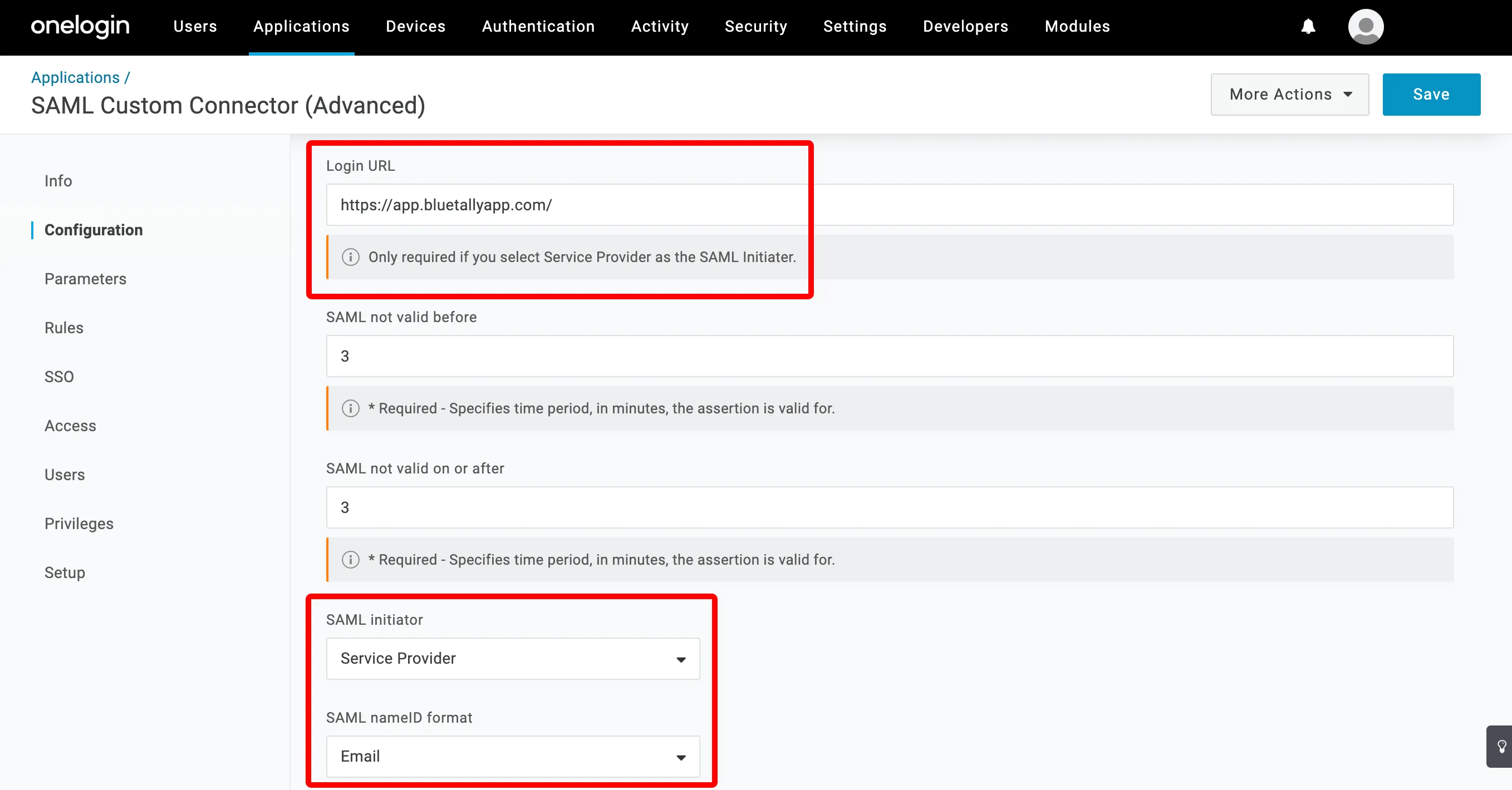 SSO with OneLogin Integration | BlueTally