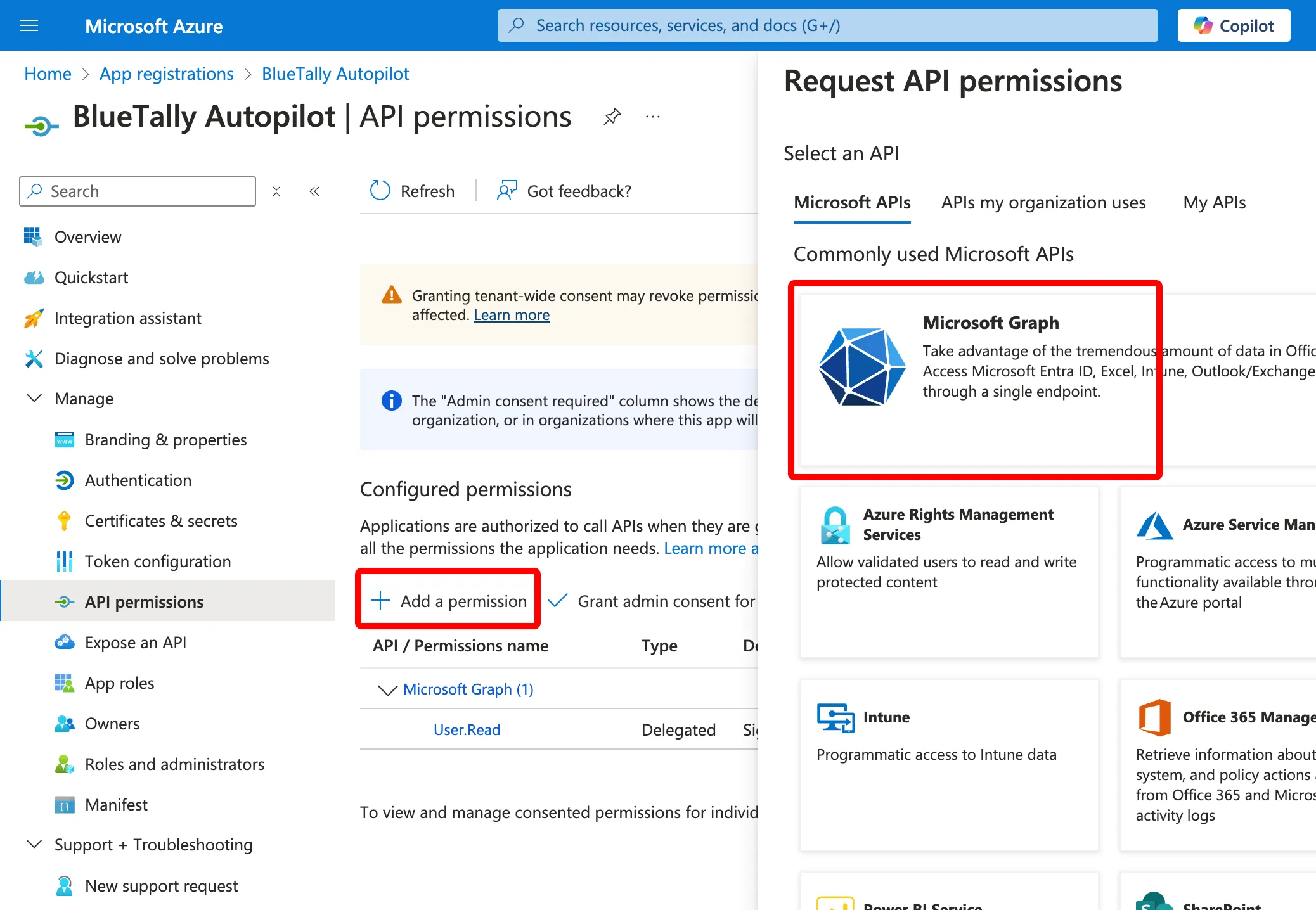 Autopilot Asset Management Integration | BlueTally™