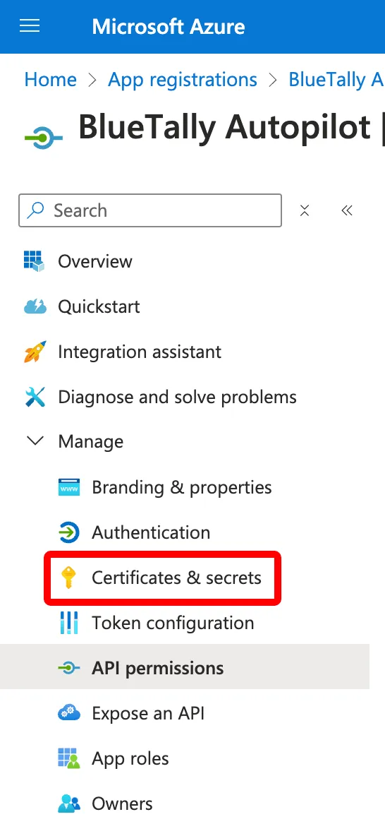 Autopilot Asset Management Integration | BlueTally™