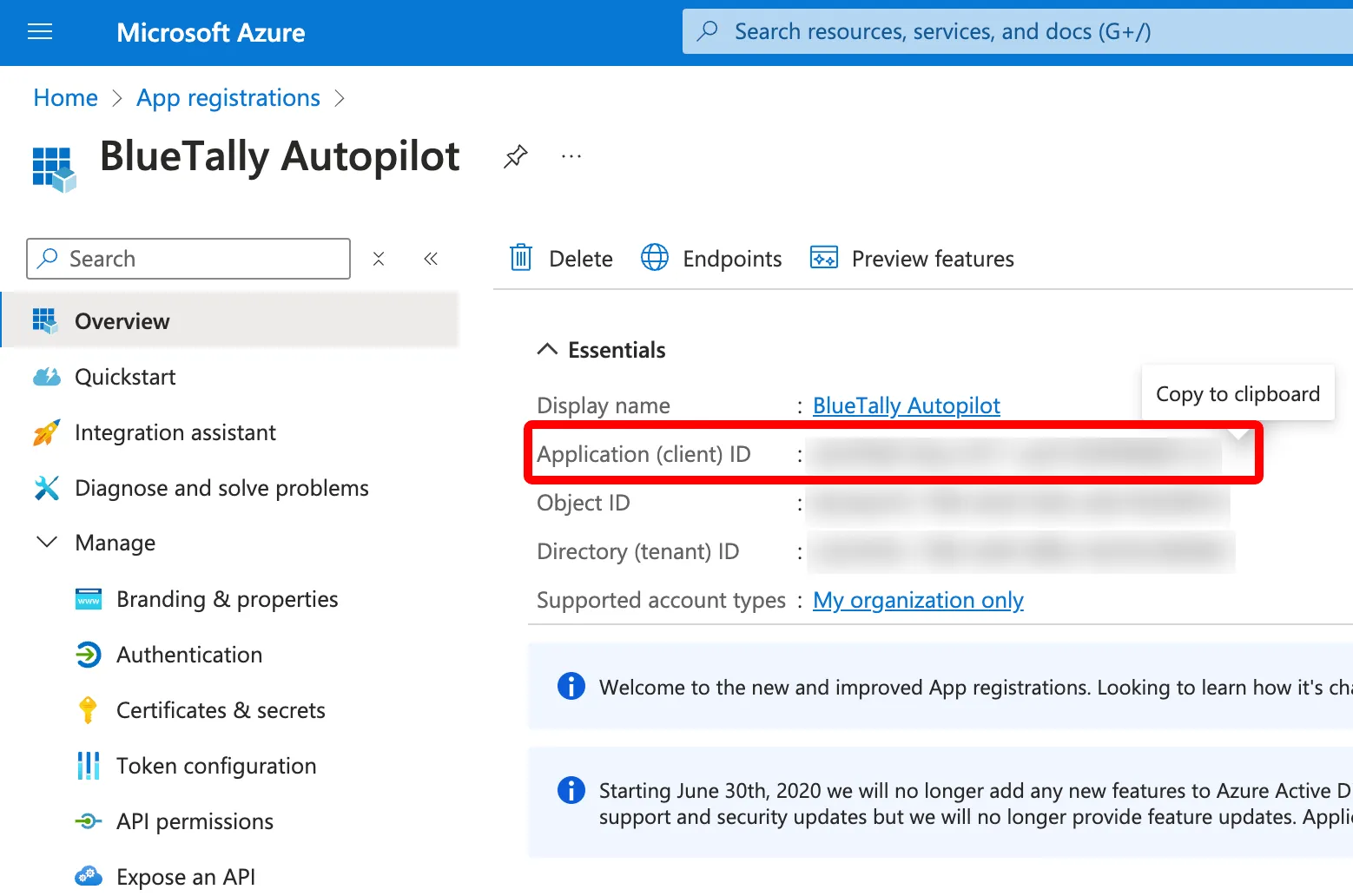 Autopilot Asset Management Integration | BlueTally™