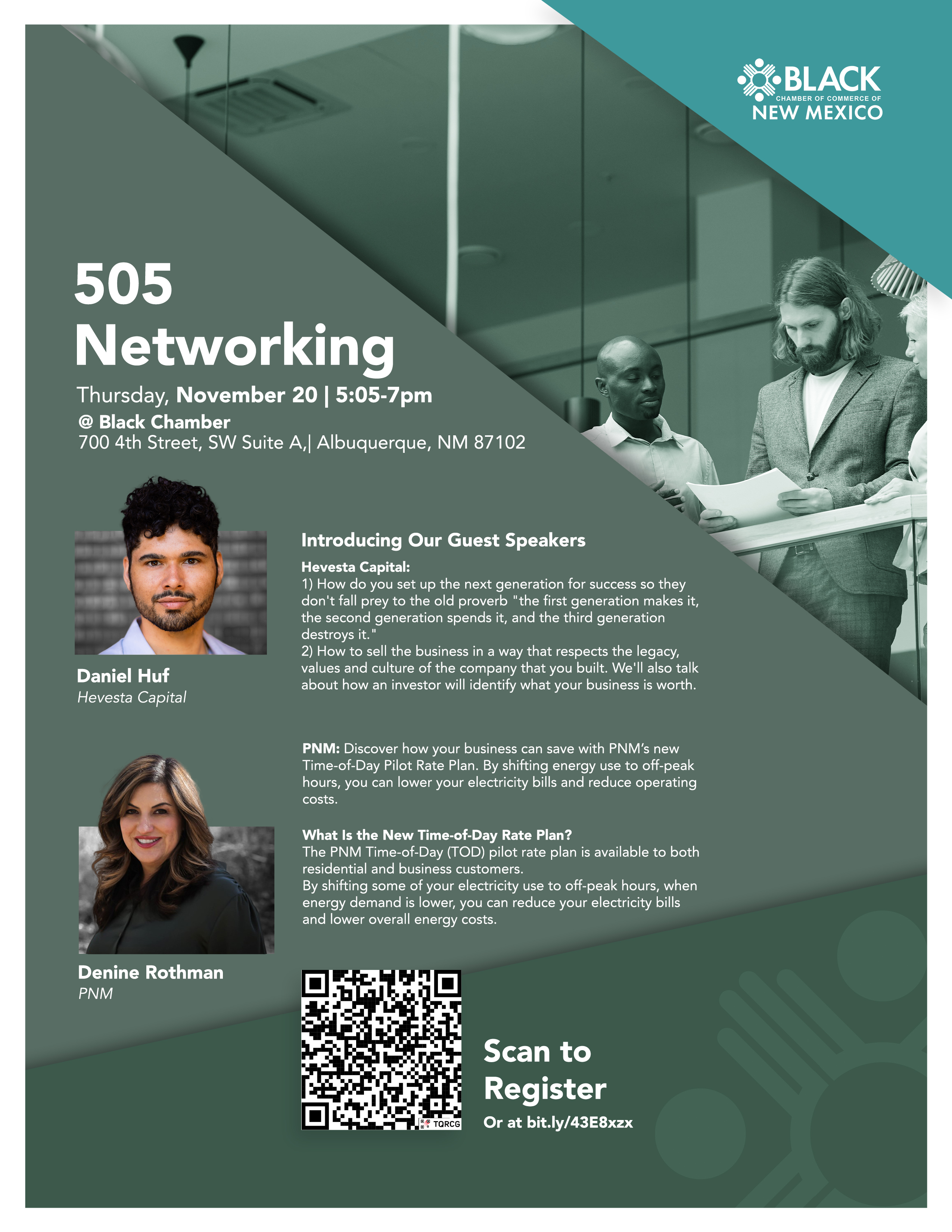 November 505 Networking 2025 Flyer