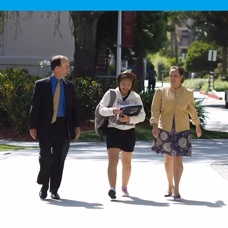 Administrator and coach with student | InsideTrack